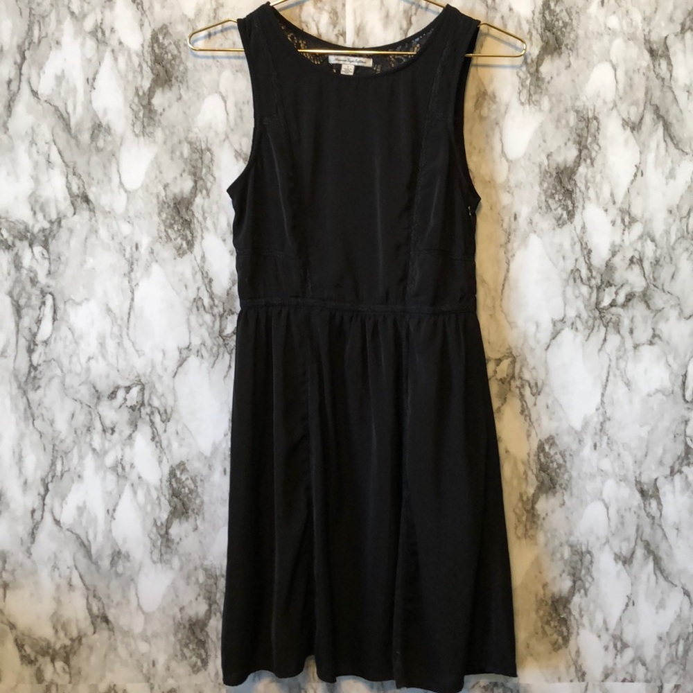 Black Lace Boho Dress Sleeveless